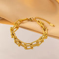Brazalete chain gold dama